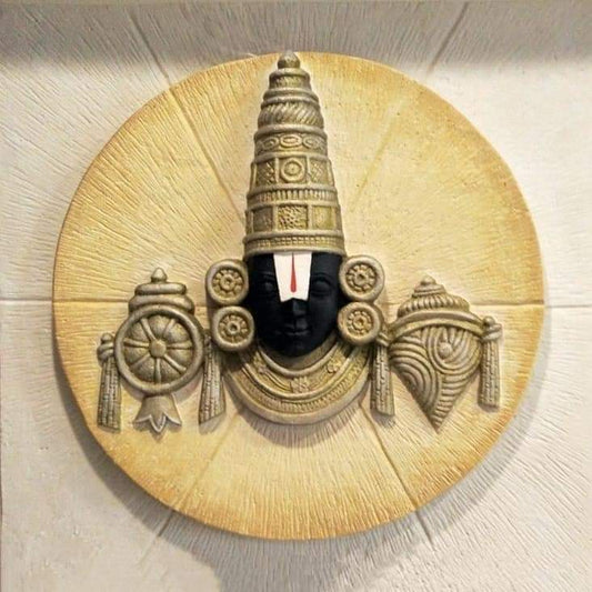 Tirupati Balaji 3D Relief Mural Wall Hanging home Decor